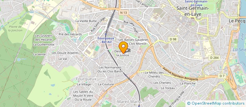 localisation de l'entreprise MONSIEUR LOIC N'GOMA  SAINT-GERMAIN-EN-LAYE