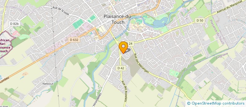 localisation de l'entreprise MONSIEUR LOIC NADAL  PLAISANCE-DU-TOUCH