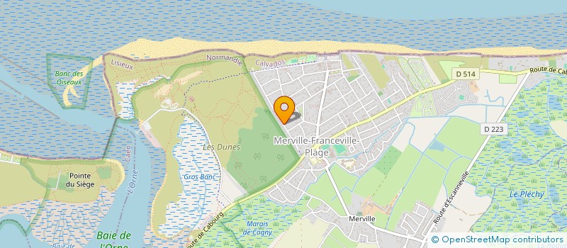 localisation de l'entreprise MONSIEUR LOIC NAOUR  MERVILLE-FRANCEVILLE-PLAGE