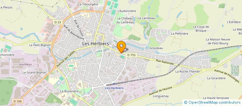 localisation de l'entreprise MONSIEUR LOIC NAUD à LES HERBIERS