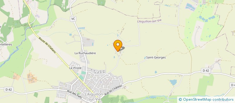 localisation de l'entreprise MONSIEUR LOIC NAULET  L'AIGUILLON-SUR-VIE