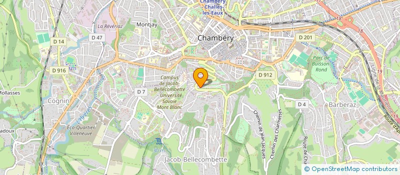 localisation de l'entreprise MONSIEUR LOIC NDEMEZOK LE BIHAN  CHAMBERY