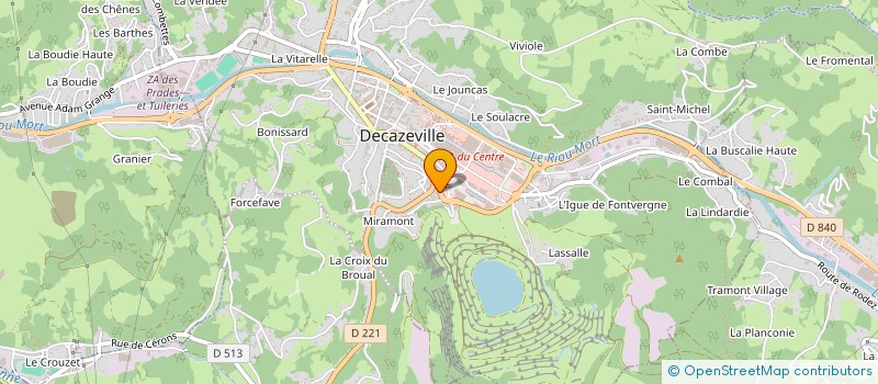 localisation de l'entreprise MONSIEUR LOIC NEGRIN à DECAZEVILLE