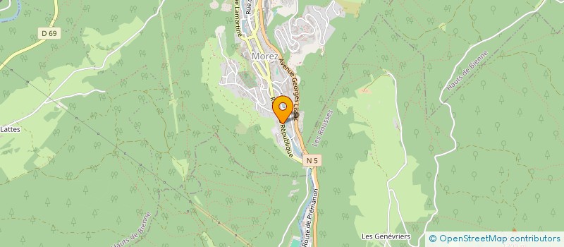 localisation de l'entreprise MONSIEUR LOIC NOEL  HAUTS DE BIENNE