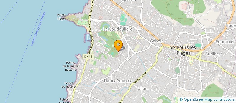 localisation de l'entreprise MONSIEUR LOIC ODDON à SIX-FOURS-LES-PLAGES