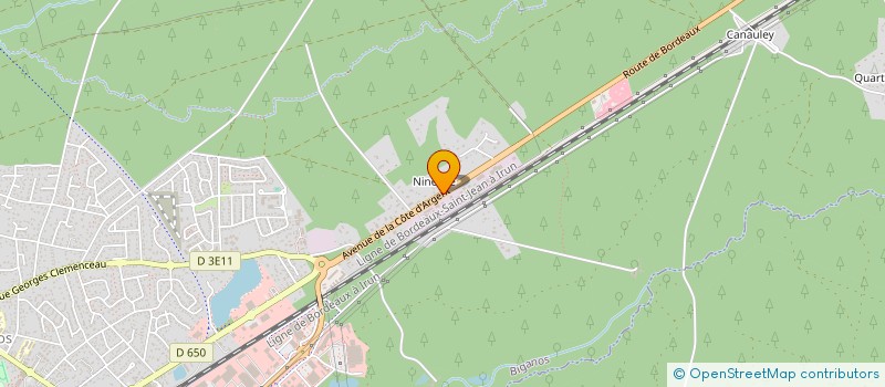 localisation de l'entreprise MONSIEUR LOIC OLIVARES  BIGANOS