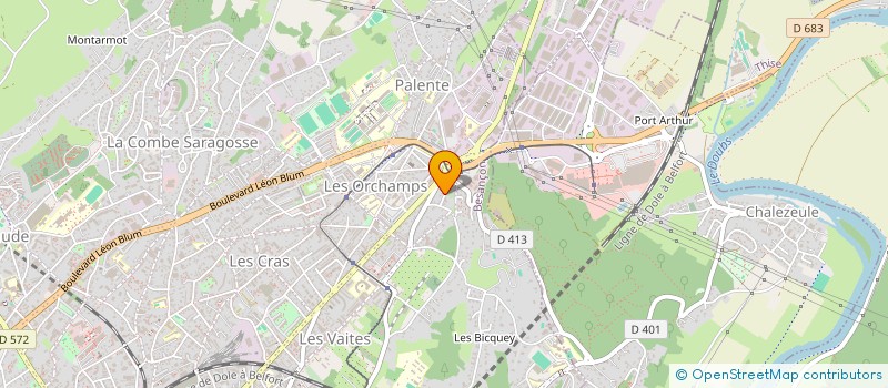 localisation de l'entreprise MONSIEUR LOIC PAGAND à BESANCON