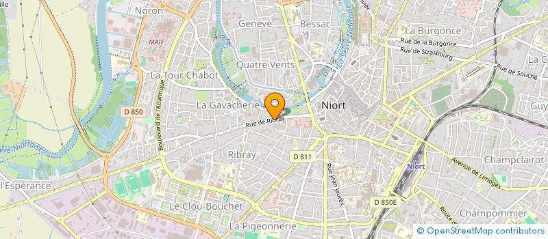 localisation de l'entreprise MONSIEUR LOIC PAGNAULT à NIORT