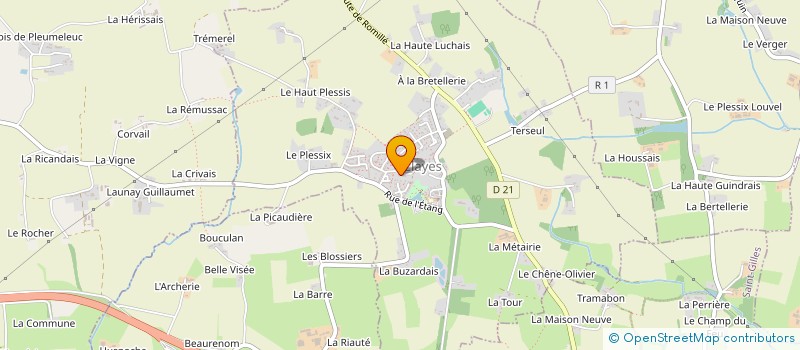 localisation de l'entreprise MONSIEUR LOIC PAJOT  CLAYES