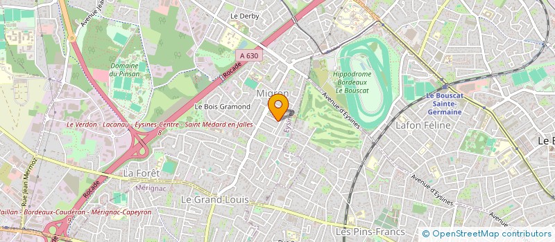 localisation de l'entreprise MONSIEUR LOIC PAPILLAUD  EYSINES