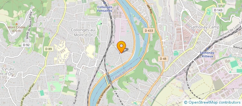 localisation de l'entreprise MONSIEUR LOIC PAPILLON  COLLONGES-AU-MONT-D'OR