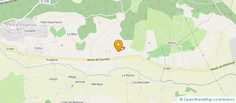 localisation de l'entreprise MONSIEUR LOIC PAPION à TRENTELS