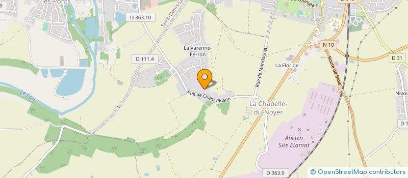 localisation de l'entreprise MONSIEUR LOIC PARENT à LA CHAPELLE-DU-NOYER