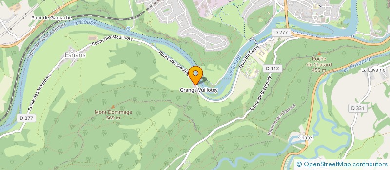 localisation de l'entreprise MONSIEUR LOIC PARENT  DAMPRICHARD