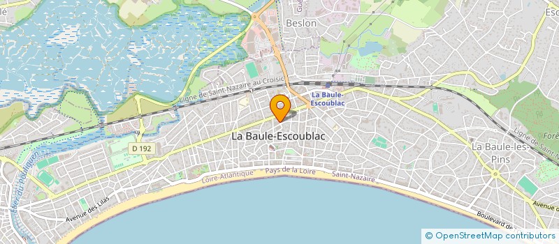 localisation de l'entreprise MONSIEUR LOIC PASQUET  LA BAULE-ESCOUBLAC