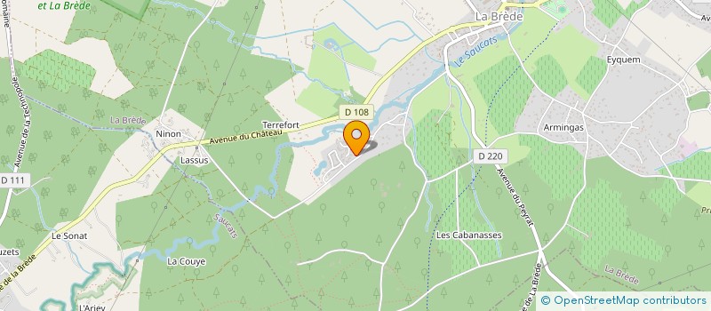 localisation de l'entreprise MONSIEUR LOIC PATARIN  LA BREDE