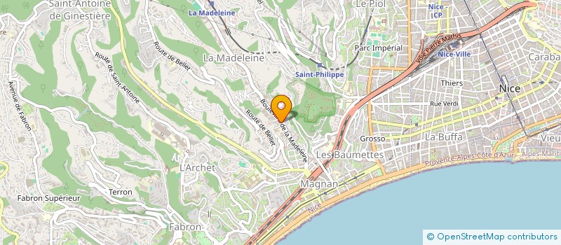 localisation de l'entreprise MONSIEUR LOIC PATE  NICE