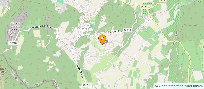 localisation de l'entreprise MONSIEUR LOIC PAVIER à SAINT-RESTITUT
