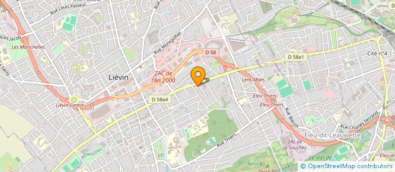 localisation de l'entreprise MONSIEUR LOIC PEDERENCINO  LIEVIN