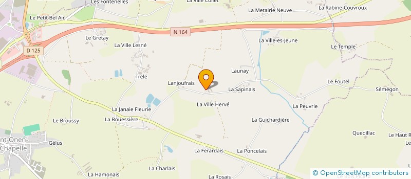 localisation de l'entreprise MONSIEUR LOIC PEGIE  SAINT-ONEN-LA-CHAPELLE