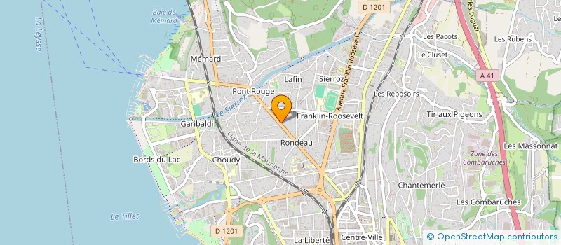 localisation de l'entreprise MONSIEUR LOIC PELLAUMAIL  AIX-LES-BAINS