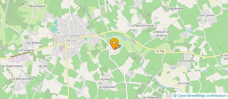 localisation de l'entreprise MONSIEUR LOIC PELLERIN à LA CHAPELLE-HEULIN