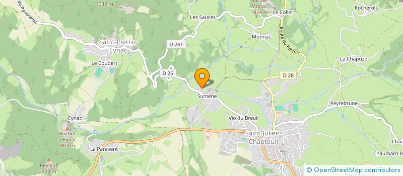 localisation de l'entreprise MONSIEUR LOIC PENGAM  SAINT-PIERRE-EYNAC