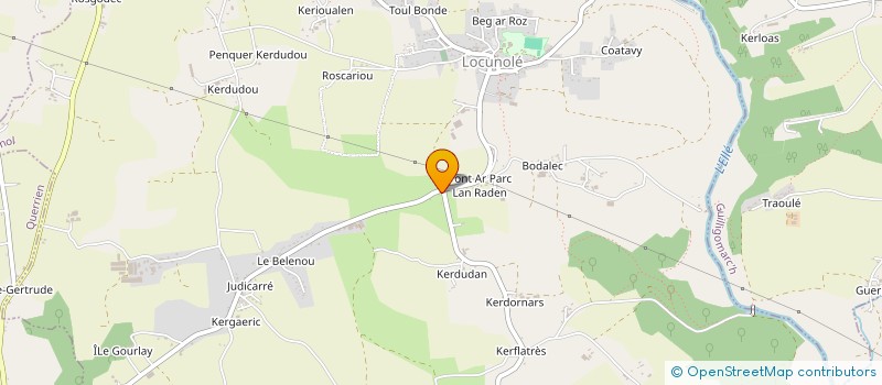 localisation de l'entreprise MONSIEUR LOIC PENVERN  LOCUNOLE