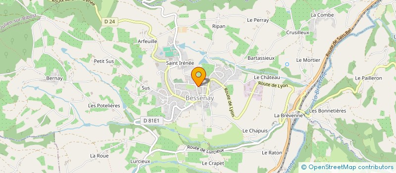 localisation de l'entreprise MONSIEUR LOIC PERRIN à BESSENAY