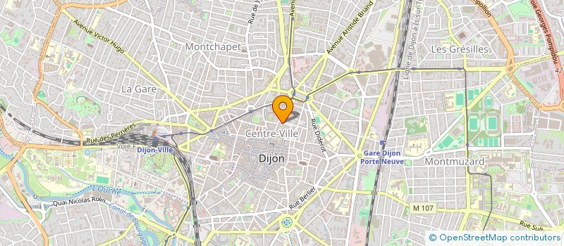 localisation de l'entreprise MONSIEUR LOIC PERRIOT-COMTE à DIJON