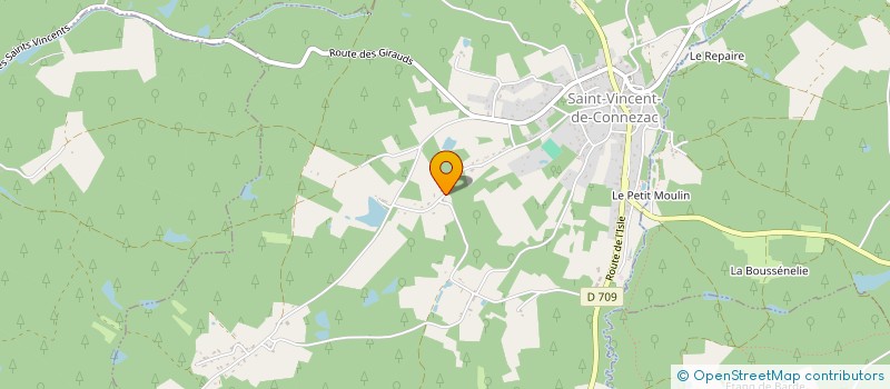 localisation de l'entreprise MONSIEUR LOIC PERRUCAUD  SAINT-VINCENT-DE-CONNEZAC
