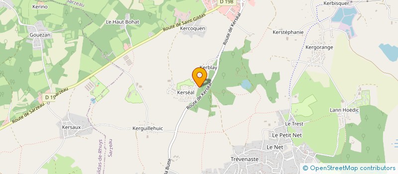 localisation de l'entreprise MONSIEUR LOIC PESQUET-FLORK  SARZEAU