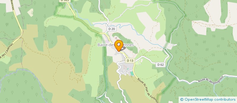 localisation de l'entreprise MONSIEUR LOIC PETIOT  BARRE-DES-CEVENNES