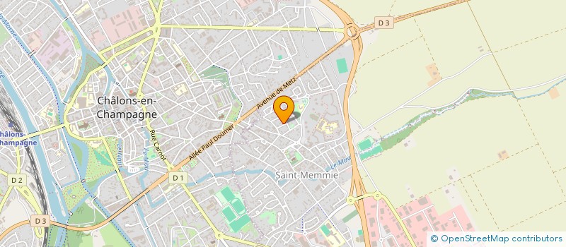 localisation de l'entreprise MONSIEUR LOIC PETIT-BAGNARD  SAINT-MEMMIE