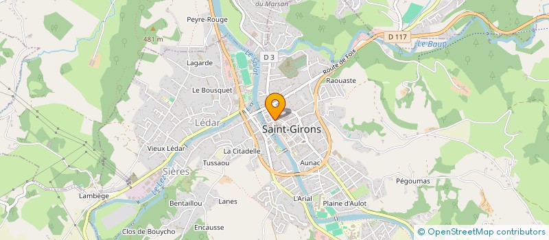 localisation de l'entreprise MONSIEUR LOIC PIERRA à SAINT-GIRONS