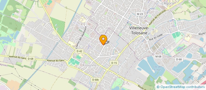 localisation de l'entreprise MONSIEUR LOIC PIGASSOU  FROUZINS