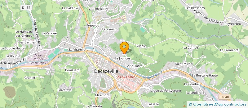 localisation de l'entreprise MONSIEUR LOIC PIHAN  DECAZEVILLE