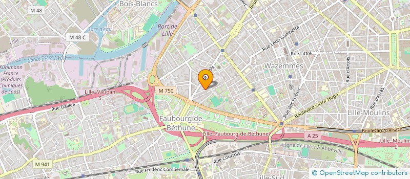 localisation de l'entreprise MONSIEUR LOIC PINCHON à LILLE