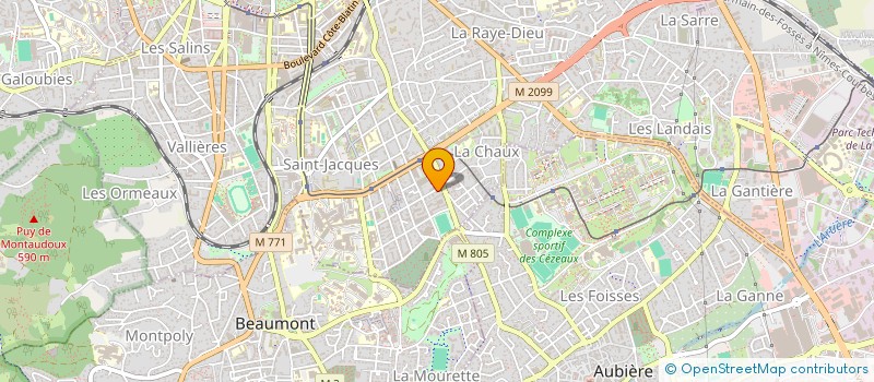 localisation de l'entreprise MONSIEUR LOIC PIRES  CLERMONT-FERRAND