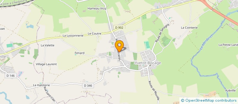 localisation de l'entreprise MONSIEUR LOIC PIROTTE  YVETOT-BOCAGE