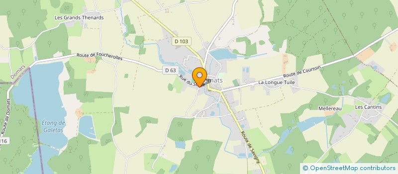 localisation de l'entreprise MONSIEUR LOIC PODOGORSKA  DOMATS