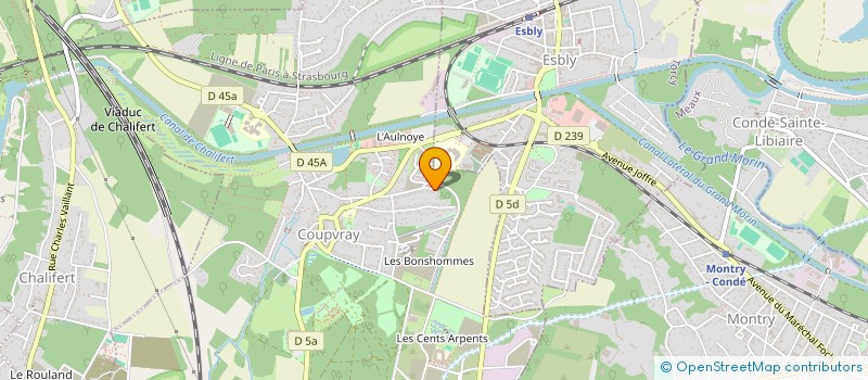 localisation de l'entreprise MONSIEUR LOIC POINSARD  COUPVRAY