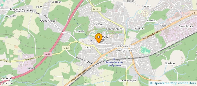 localisation de l'entreprise MONSIEUR LOIC POITRAL à SAINT-VINCENT-DE-TYROSSE