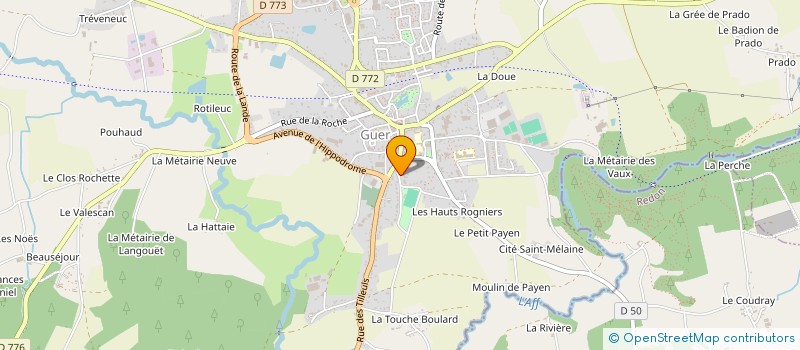 localisation de l'entreprise MONSIEUR LOIC POLLET  GUER