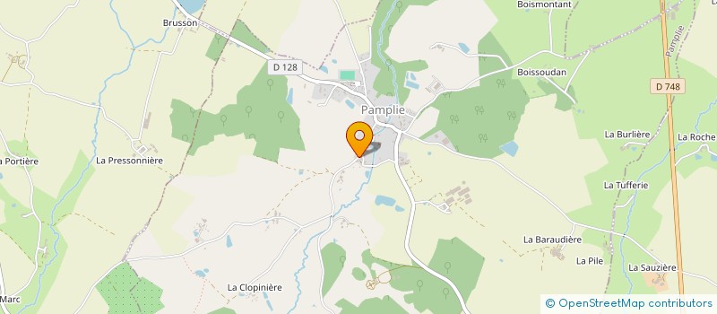 localisation de l'entreprise MONSIEUR LOIC PONCET à PAMPLIE
