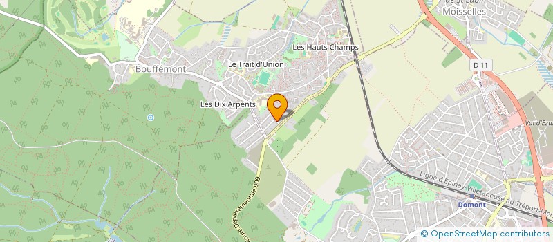 localisation de l'entreprise MONSIEUR LOIC POTIER  BOUFFEMONT