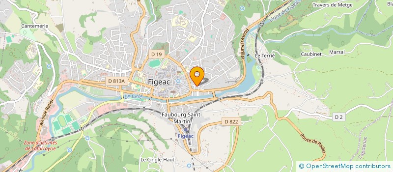 localisation de l'entreprise MONSIEUR LOIC POUGET  FELZINS