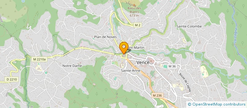 localisation de l'entreprise MONSIEUR LOIC POULAIN  VENCE