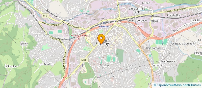 localisation de l'entreprise MONSIEUR LOIC POULAT  FIRMINY