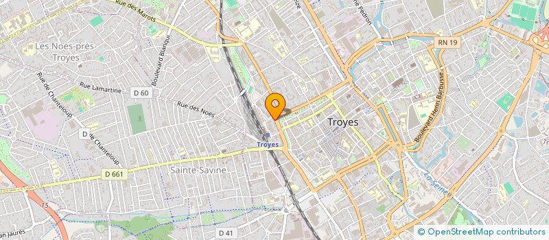 localisation de l'entreprise MONSIEUR LOIC PRUDHOMME  TROYES